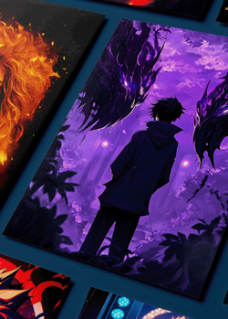 Картина на стену на металле от MetallSubArt "Solo leveling"