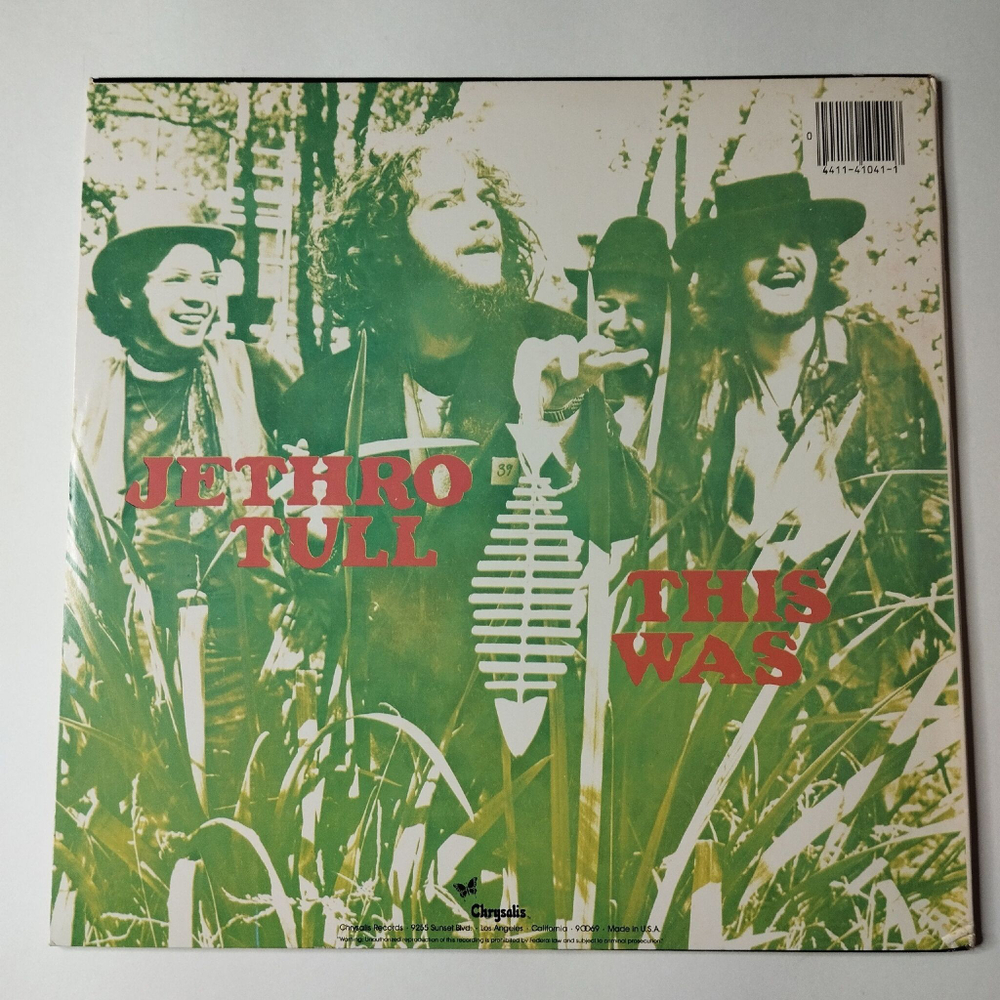 Винтажная виниловая пластинка LP Jethro Tull This Was (USA 1983)