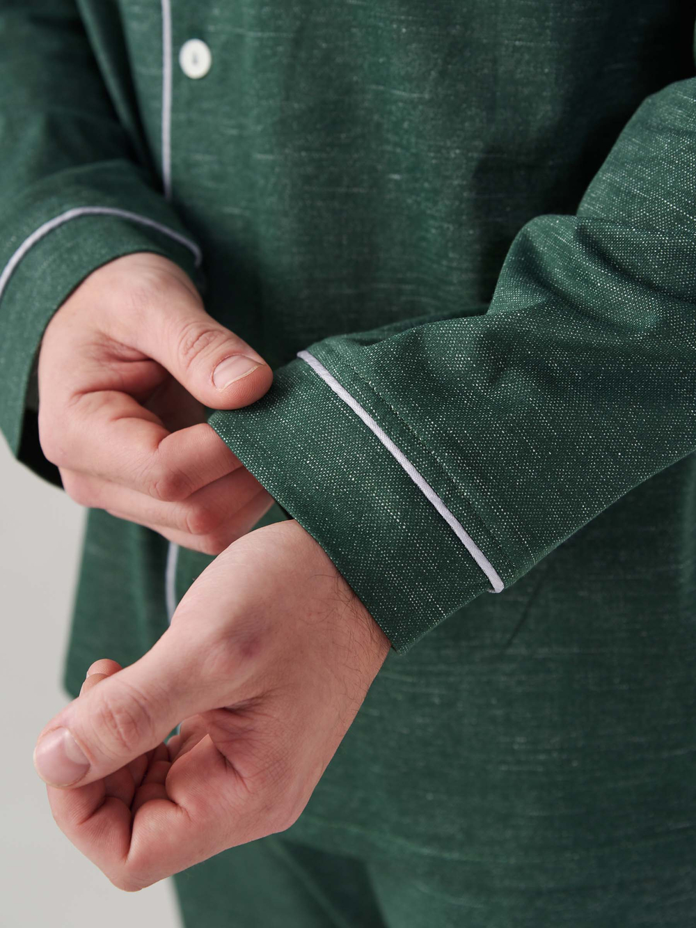 Пижама мужская "Лен" (классическая)