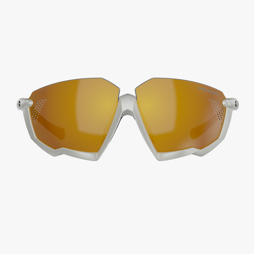 Спортивные очки c диоптриями Scicon Aerojet Titanium Sunglasses Metal White Multi Mirror Bronze + Rain Clear Lenses