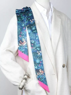 Лента скинни Mollen Шалость в темно-бирюзовом