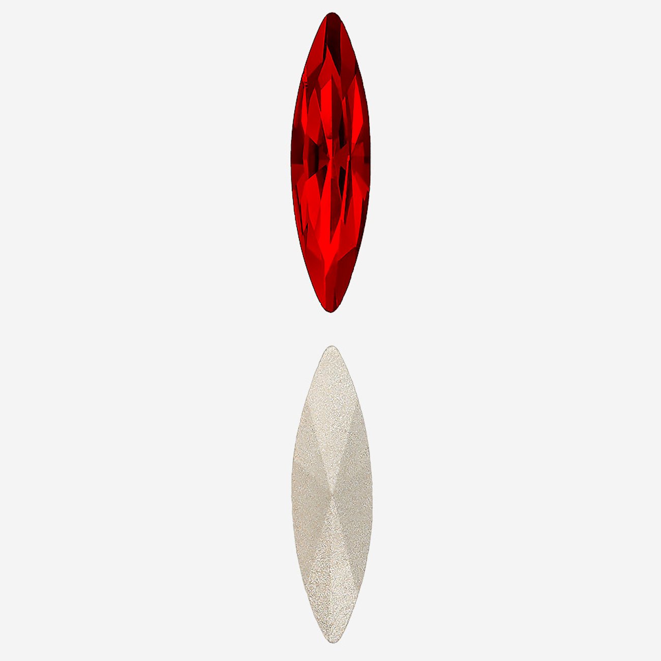 Кристалл Маркиз (Marquise Fancy Stone), оттенок "Светлый Сиам"/"Light Siam", 15*4мм