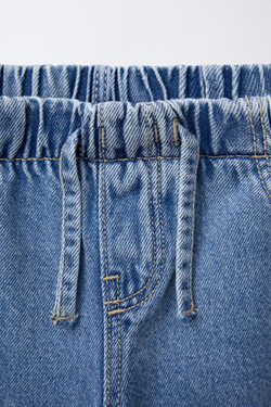 ZARA ДЖИНСЫ WIDE LEG FLUIDO, ВЫЦВЕТШИЙ СИНИЙ