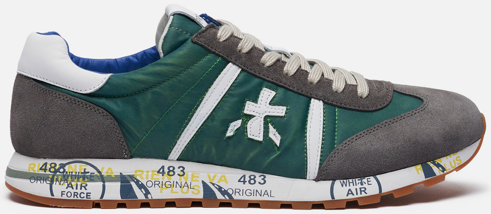 Premiata Lucy 4574 Зеленые с серым