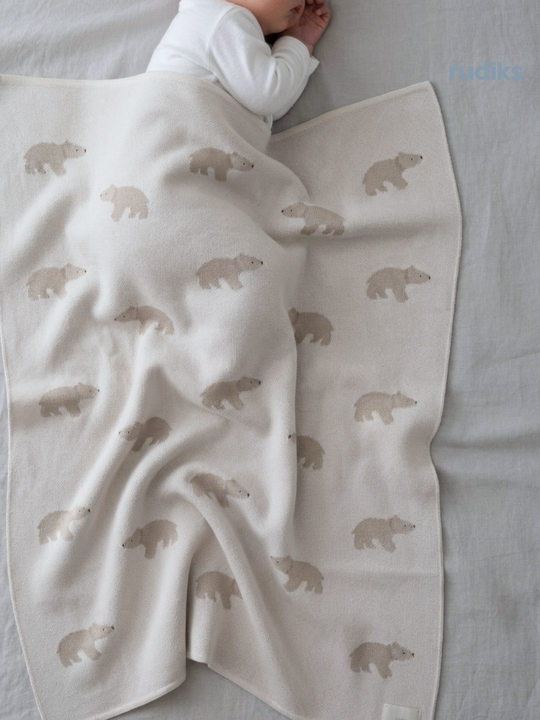 Вязаный плед Умка