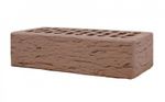 Кирпич ЛСР 1НФ Светло-коричневый, рустик М-175, 250х120х65 - лицевой керамический пустотелый