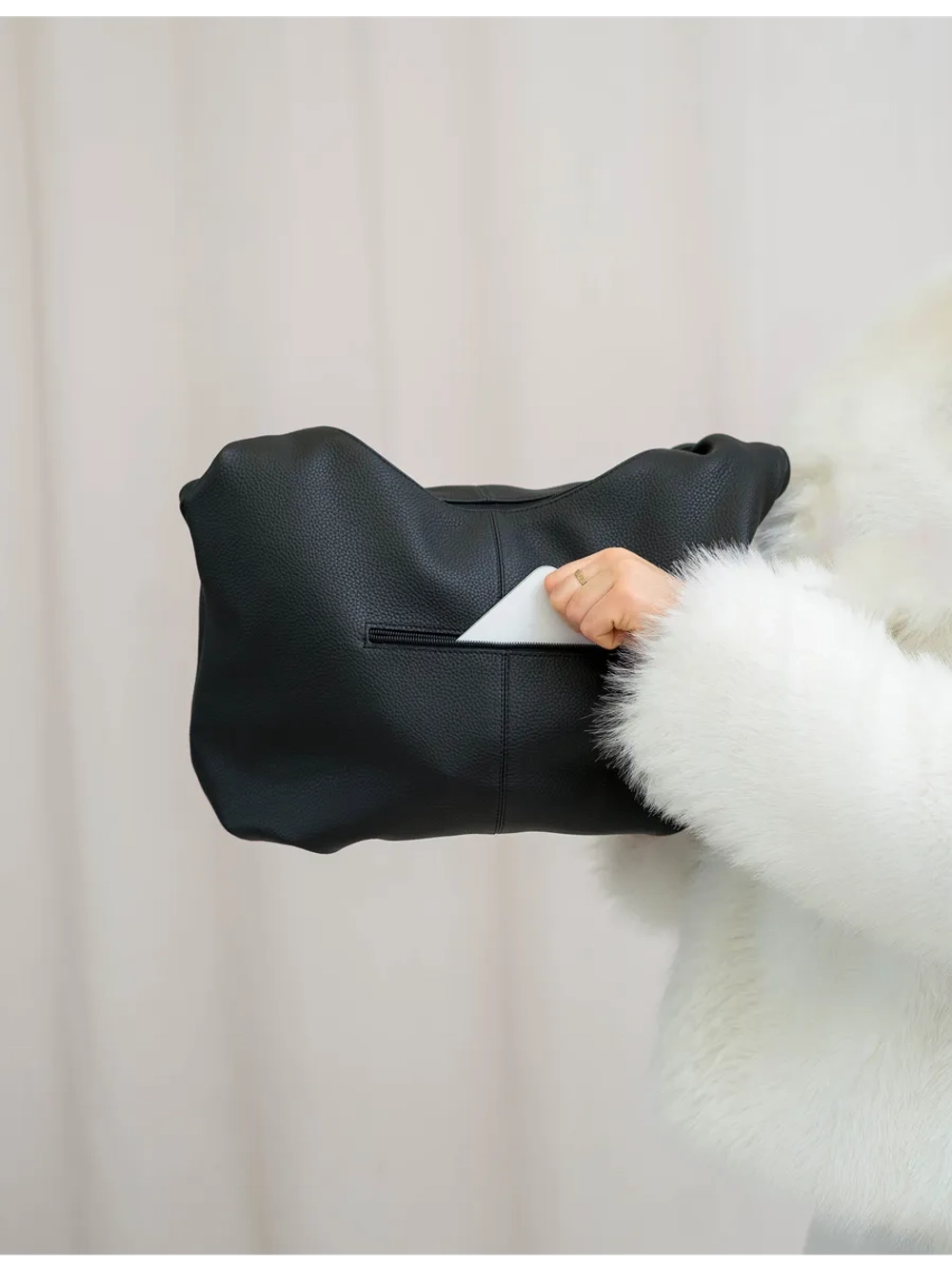 Сумка через плечо шоппер натуральная кожа