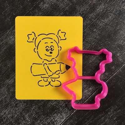 Ученик №12 Девочка с карандашом