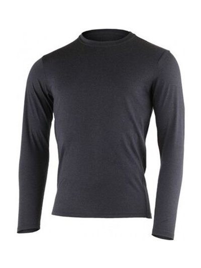 Термофутболка мужская Lasting LOGAN, длинный рукав, шерсть 160, темно-серая, M