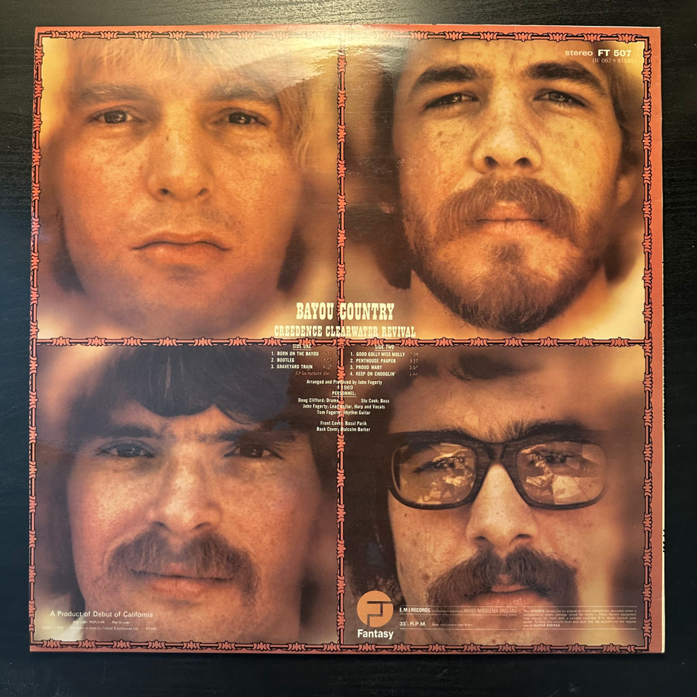 Creedence Clearwater Revival - Bayou Country (Англия 1973г.)