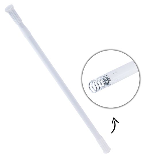 Карниз для ванной телескопический 70-120 см. Besser BS 0471A