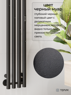 Полотенцесушитель Марко 4 150х18 черный