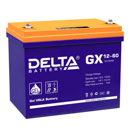 Аккумуляторные батареи DELTA GX 12-60