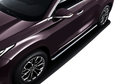 Пороги из нержавейки Chery Exeed TXL (2021-2023) d57 труба