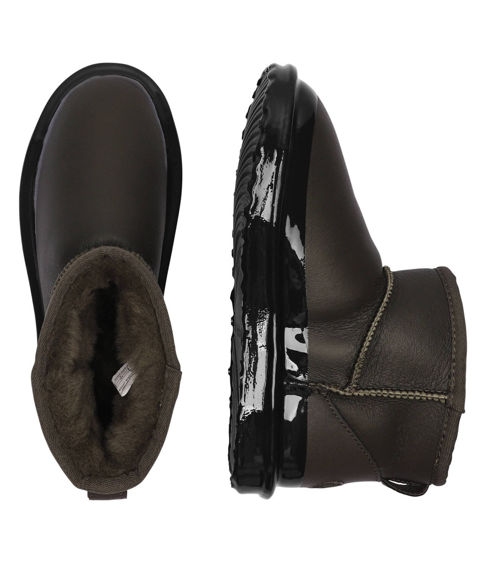 Кожаные угли Stinger Micro Dipped EMU Australia - оливковый(W13083)