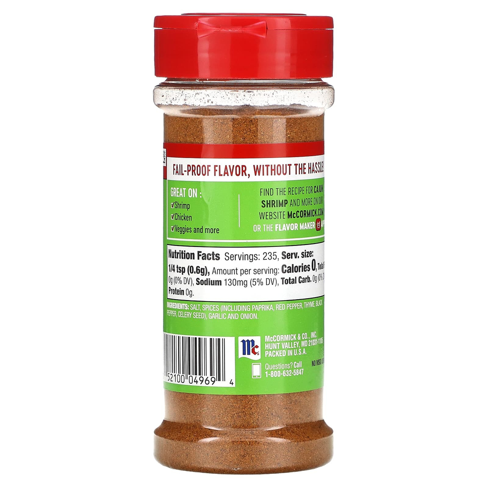 McCormick, Perfect Pinch, приправа для каджуна, 141 г (5 унций)