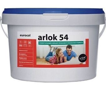 Клей универсальный для пробкового покрытия и паркета Forbo Eurocol Arlok 54 10 кг