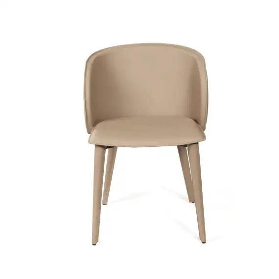 Стул Ornella, кожа фактурная серый