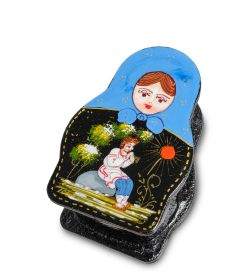Народные промыслы ШК-12/ 2 Шкатулка «Матрешка» в асс.