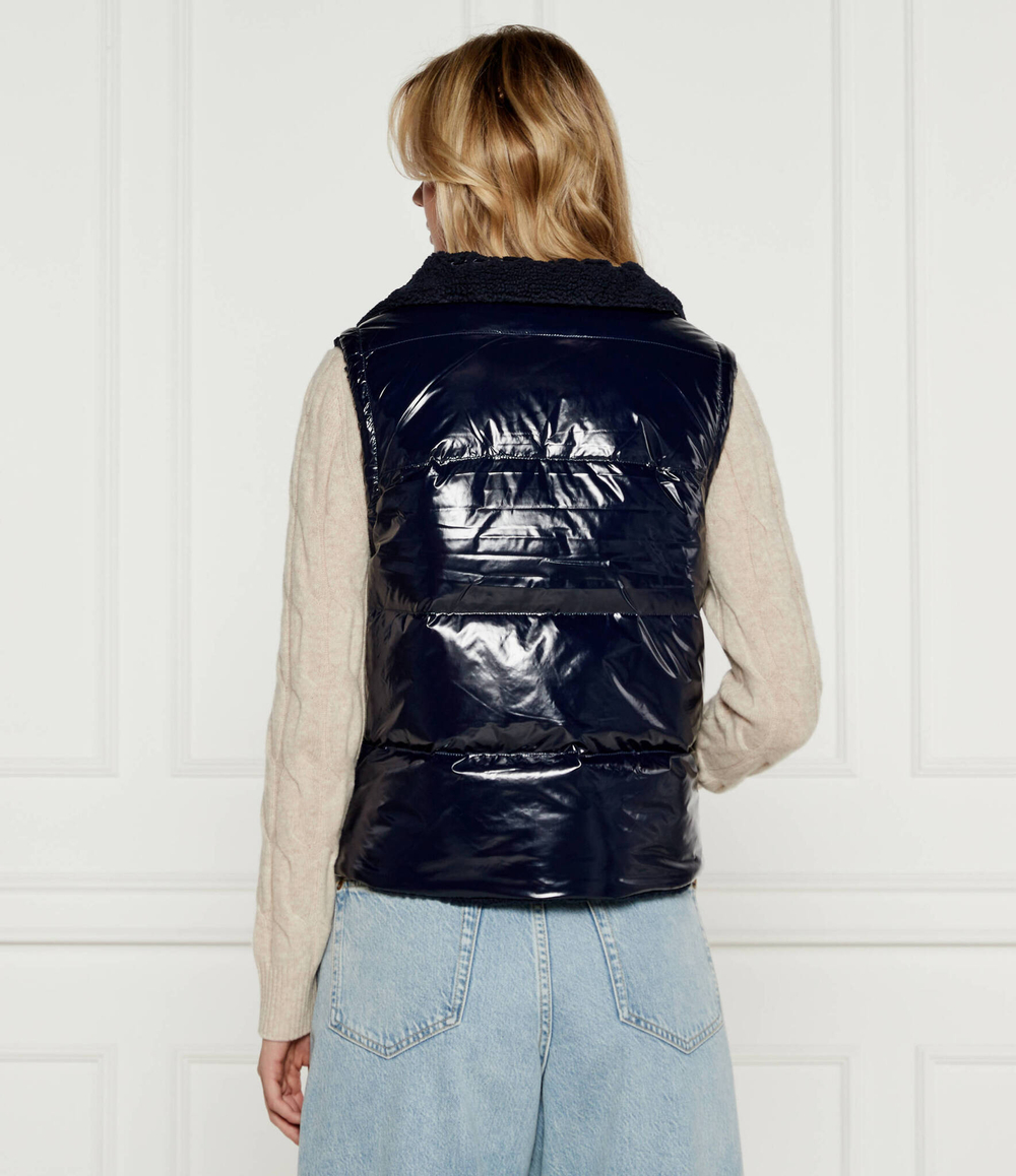 Пуховая двусторонняя жилет Tommy Hilfiger - темно-синий(WW0WW43222)