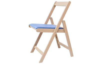 Стул складной эмаль, мягкое сиденье