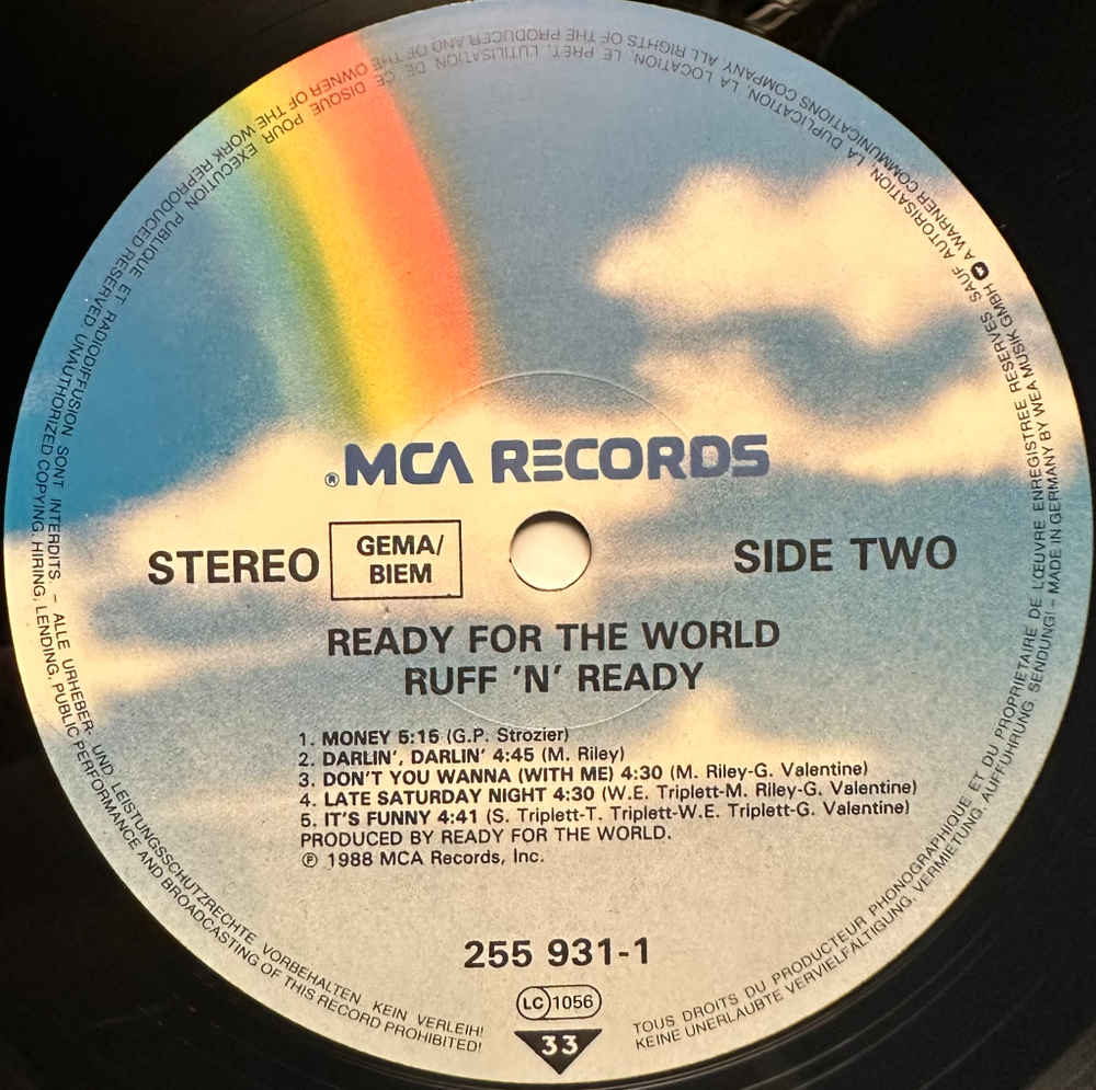 Ready For The World - Ruff 'N' Ready (Германия 1988г.)
