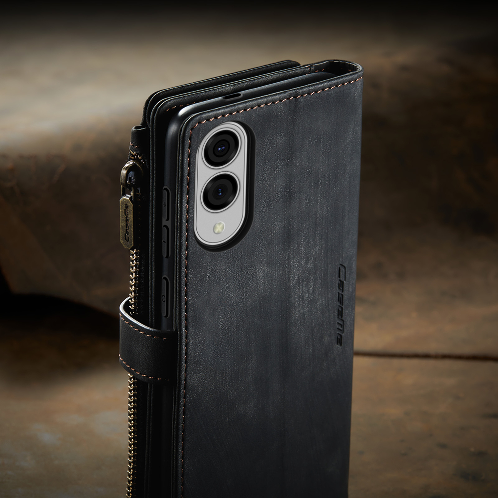 Многофункциональный чехол-кошелек CaseMe 3 in 1 Matte Wallet для Samsung Galaxy S25 Edge