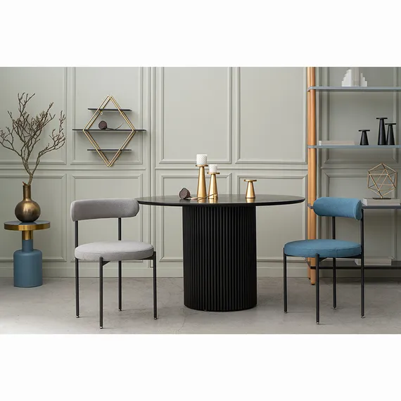 Стул Loter, темно-синее букле