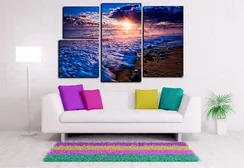 Модульная картина "Загадочный прилив"