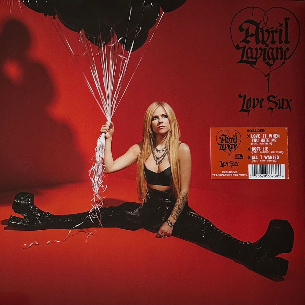 Avril Lavigne - Love Sux (Чехия 2022г.) Red vinyl