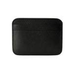 Balenciaga Cow Leather Card Holder Unisex Black