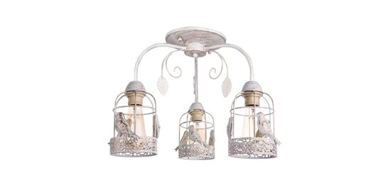Люстра A5090PL-3WG бело-золотой Cincia Arte Lamp.
