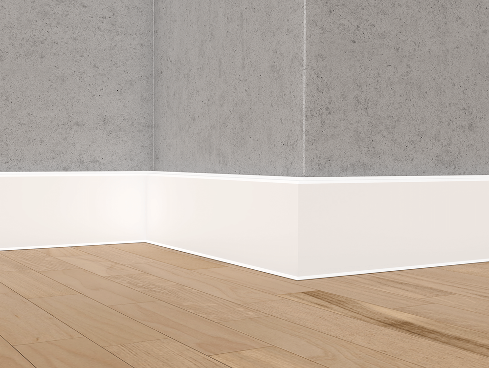 Плинтус напольный Cubu Flex Life антрацит, 2500x60x11 мм