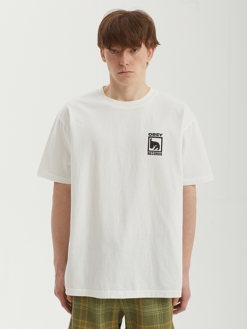 Мужская Футболка Obey Records Icon