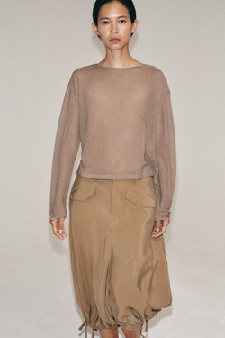 ZARA АЖУРНЫЙ СВИТЕР, ПЕСОЧНЫЙ