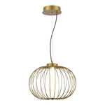 SL6124.203.01 Светильник подвесной ST-Luce Золотистый/Золотистый LED 1*10W 3000K