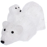 Фигура светодиодная «Медвежья семья» 38*19*19 см, 50 ламп LED, авторежим, 220V, Белый