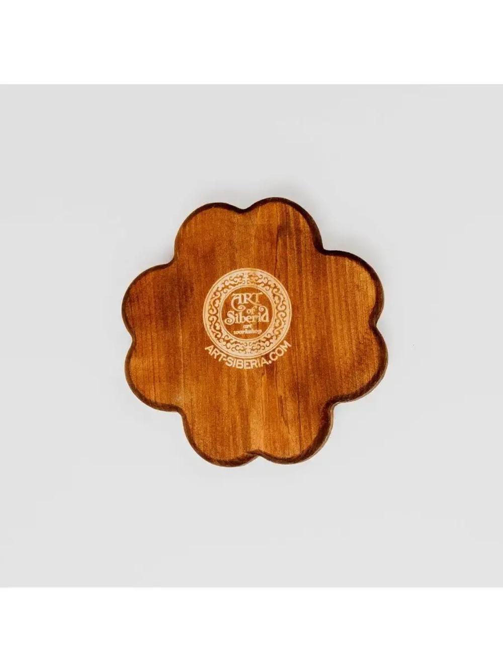 Деревянная менажница "Клевер" из кедра