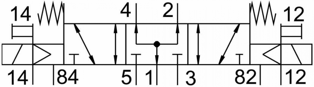MFH-5/3B-1/4-S-B Распределитель с электроуправлением