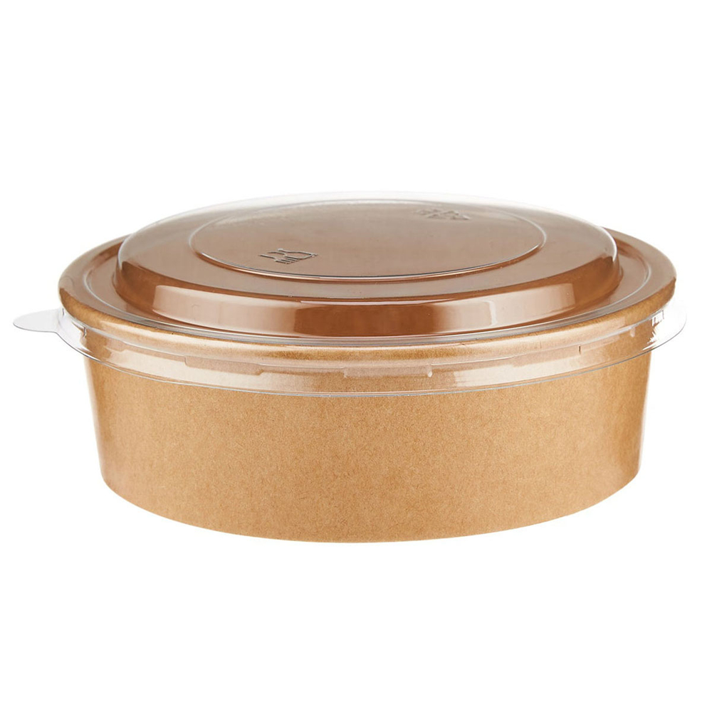 Салатник бумажный круглый Kraft Round 500 мл d150 мм 1/300