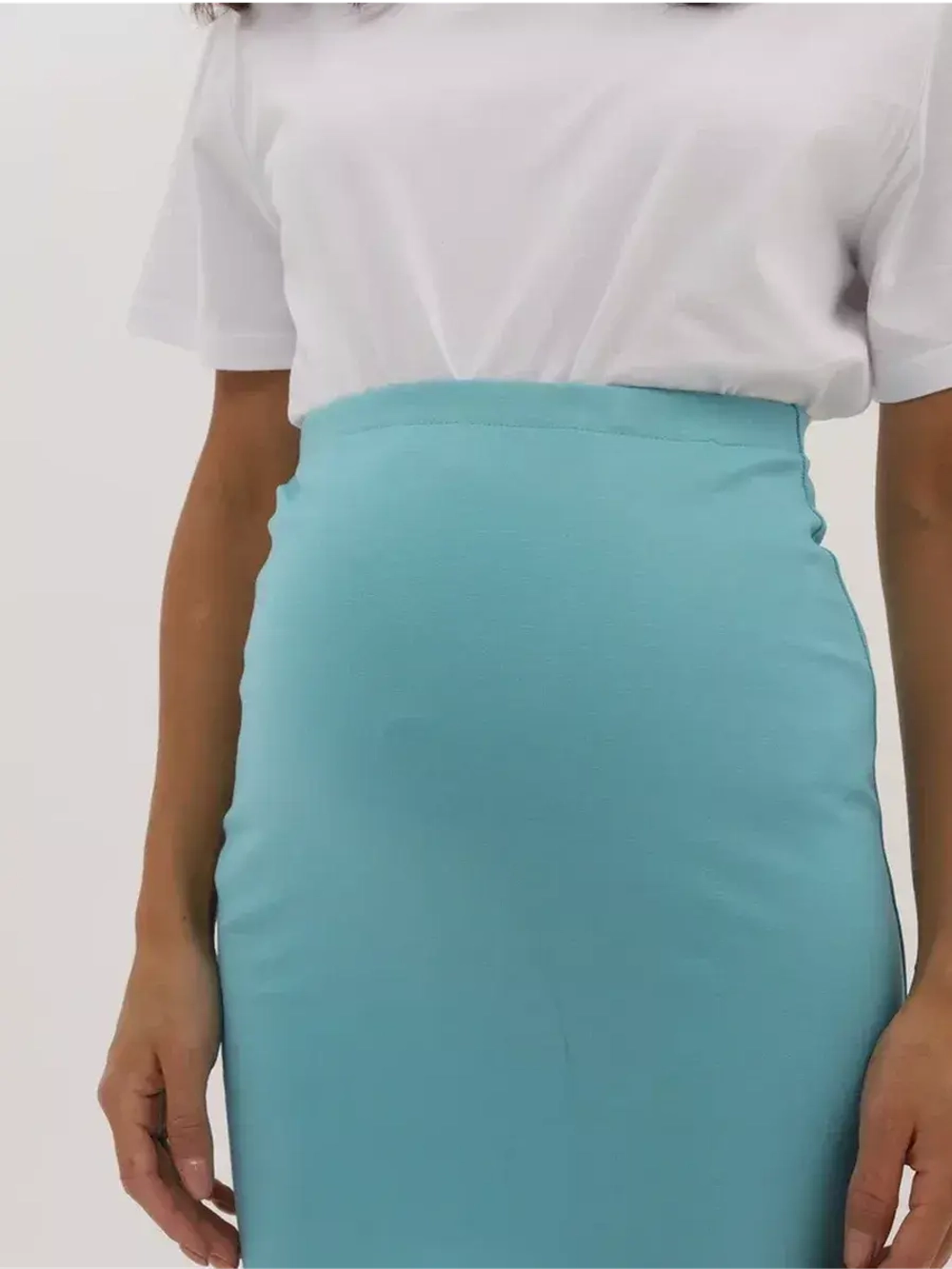 Юбка для беременных миди