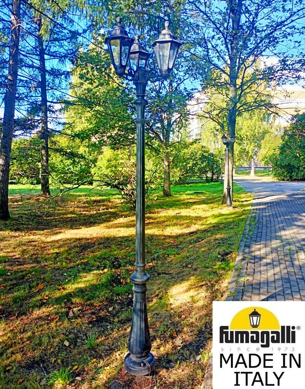 Парковый фонарь Fumagalli RUT E26.202.S30.AXF1R