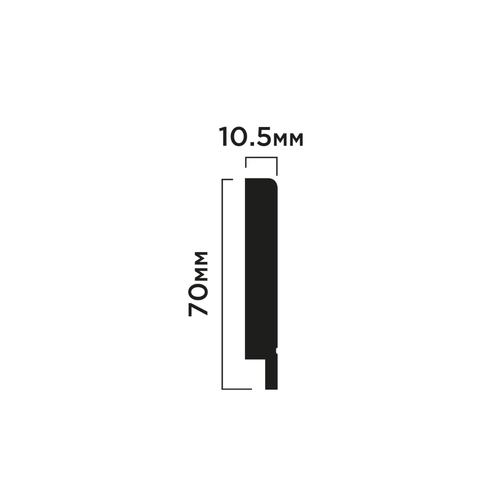 Плинтус B70
