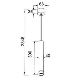 8877 Подвесной светильник SPLIT