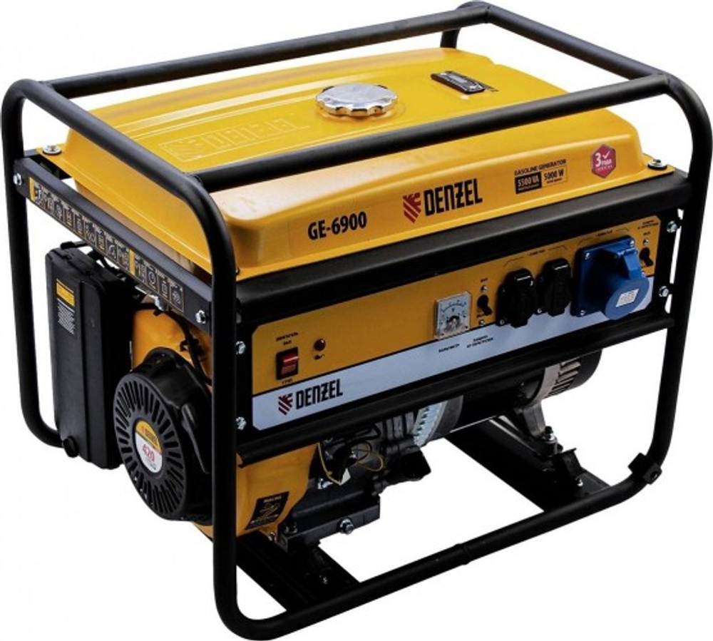 Генератор бензиновый Denzel GE 6900 94637
