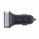 Автомобильный адаптер Hoco Z3 на 2 USB с LCD дисплеем, 012143 Черный