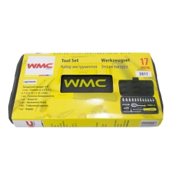 Набор инструментов 17пр. 1/4''(6гр.) (4-13мм) WMC TOOLS WMC-2017