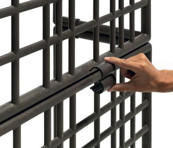 Кашпо пластиковое модульное Sipario 3, цвет кактус