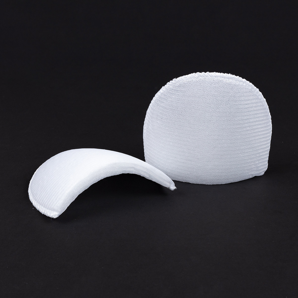 Плечевые накладки обшитые 1 пара белые В(ОВ)-16