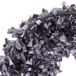 Венок декоративный TINSEL «Изящное сияние» 38 см, Графит